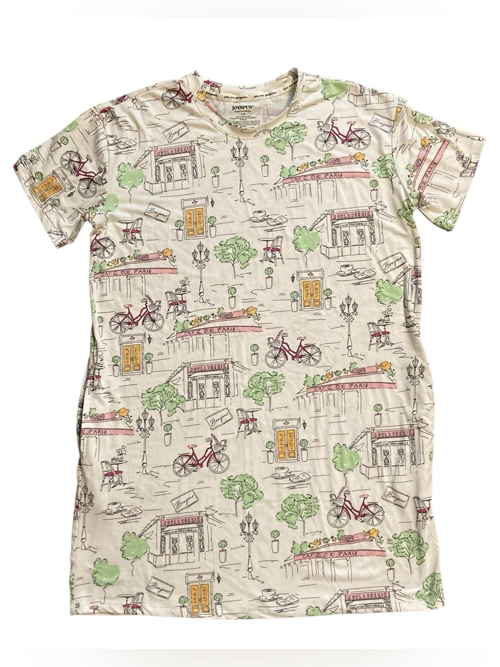 Joyspun Dreamy Soft Collection Paris Sleep Shirt Women’s S/M